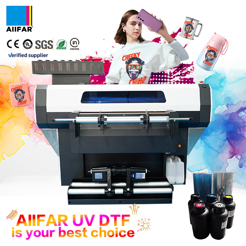 औद्योगिक रोल टू रोल डीटीएफ यूवी प्रिंटर 110V/220V वोल्टेज विनिर्माण और विज्ञापन के लिए